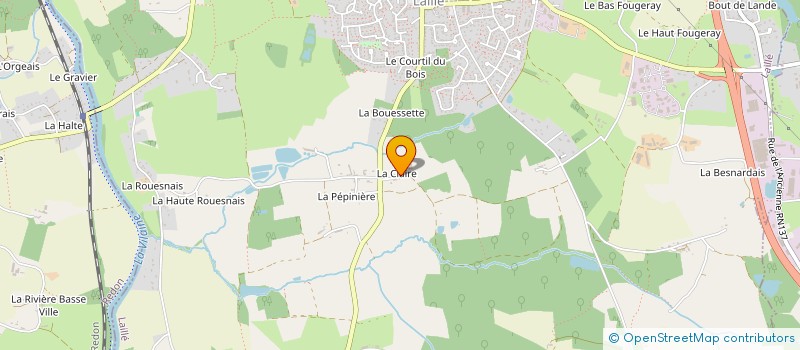 localisation de l'entreprise LEGUE CARRELAGE SARL  LAILLE