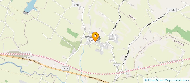 localisation de l'entreprise LEGUEVAQUES SERGE  CAMBON-LES-LAVAUR