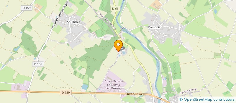 localisation de l'entreprise LEGUIAT  SAINTE-VERGE