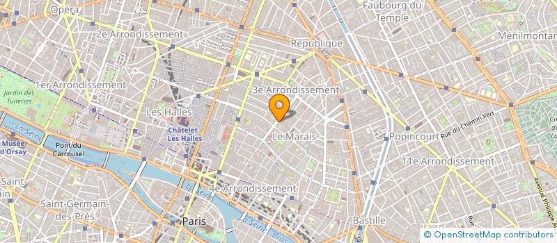 localisation de l'entreprise LEGUIDE.COM à PARIS