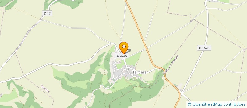 localisation de l'entreprise LEGUILLETTE GUY  TARTIERS