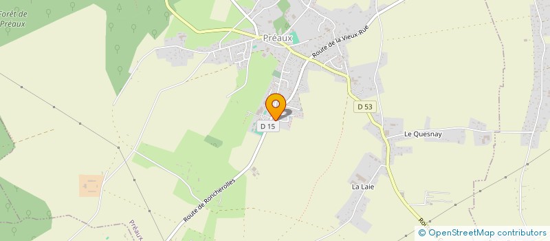 localisation de l'entreprise LEGUILLON INVESTISSEMENT à PREAUX