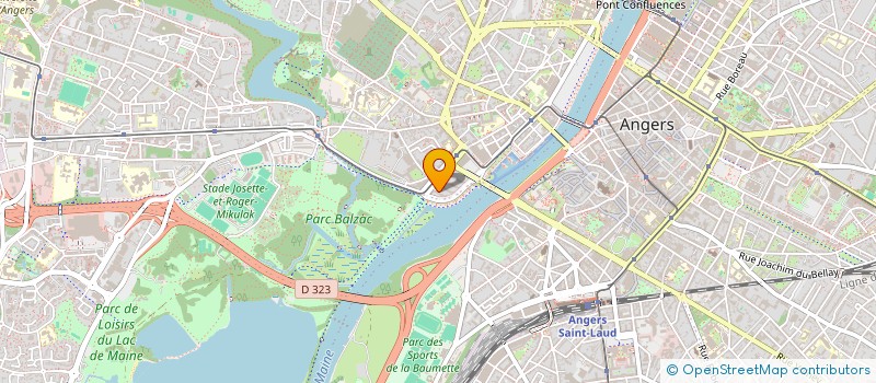localisation de l'entreprise LEGUMALIA à ANGERS