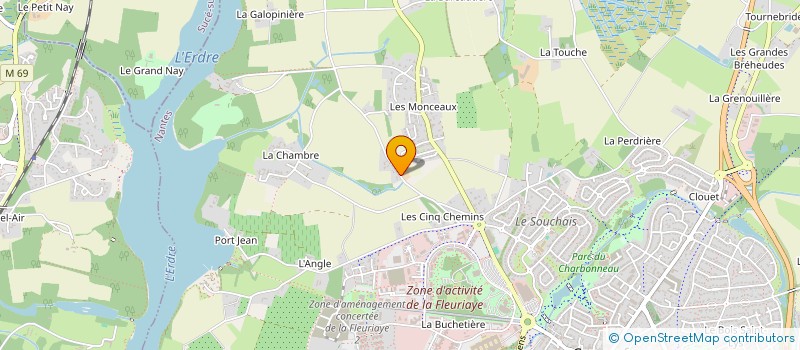 localisation de l'entreprise LEGUMEA à CARQUEFOU