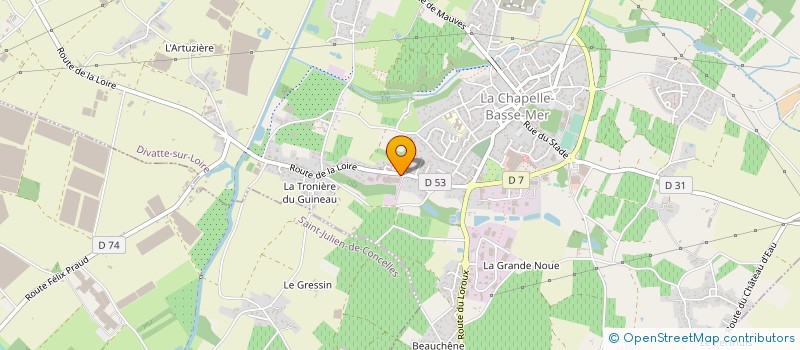 localisation de l'entreprise LEGUMES 360 à DIVATTE-SUR-LOIRE