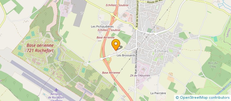 localisation de l'entreprise LEGUMES DU BOIS BERNARD à ECHILLAIS