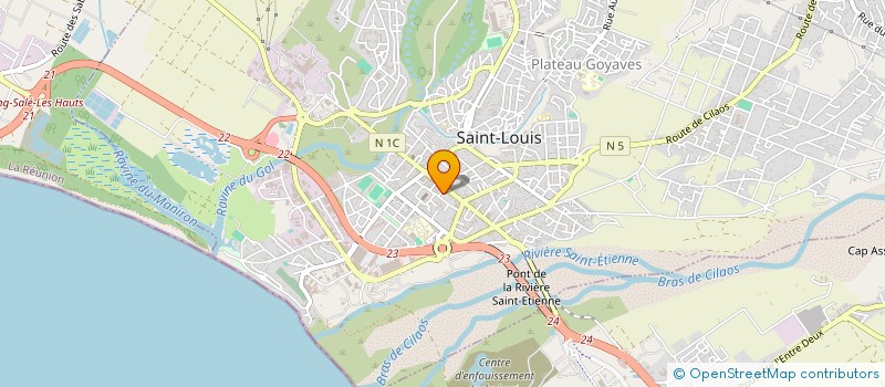 localisation de l'entreprise LEGUMES TOP EPICERIE à SAINT-LOUIS