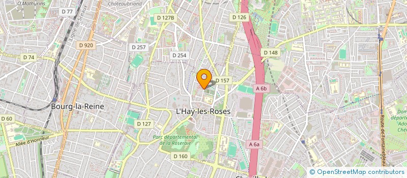 localisation de l'entreprise LEGUMIX  L'HAY-LES-ROSES