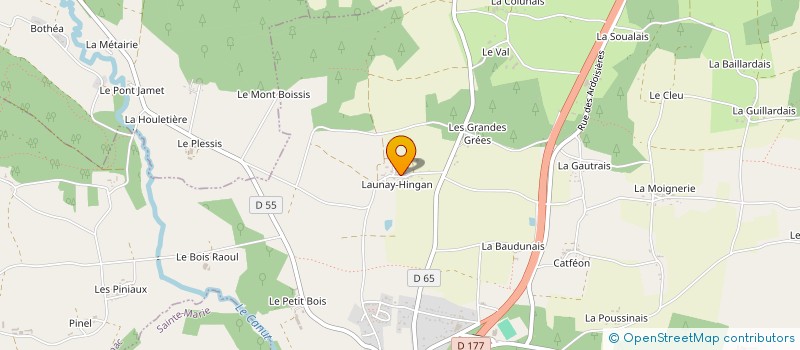 localisation de l'entreprise LEGUY  RENAC