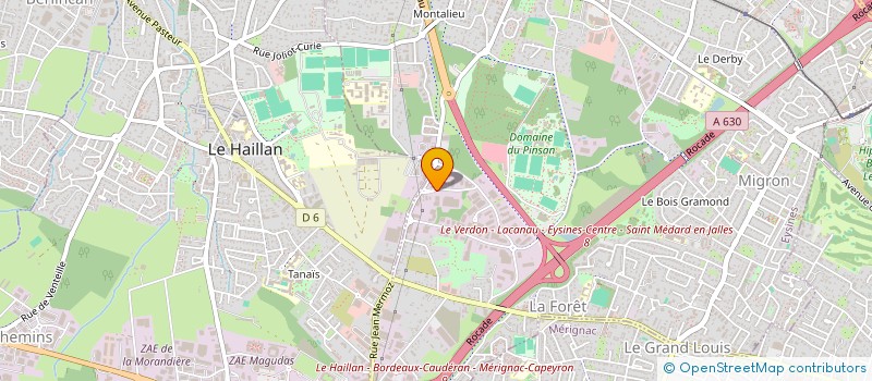 localisation de l'entreprise LEGZIRAT  EYSINES