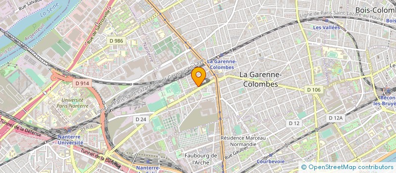 localisation de l'entreprise LEH INVEST à LA GARENNE-COLOMBES