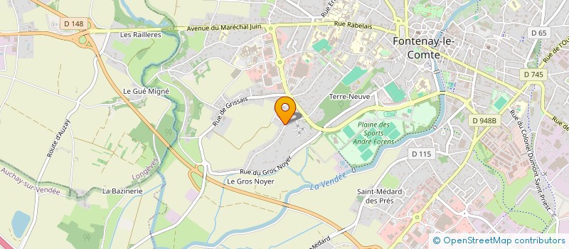 localisation de l'entreprise LEHA  FONTENAY-LE-COMTE