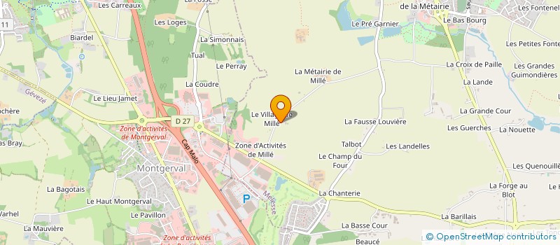 localisation de l'entreprise LEHAGRE JEAN PAUL TP à MELESSE