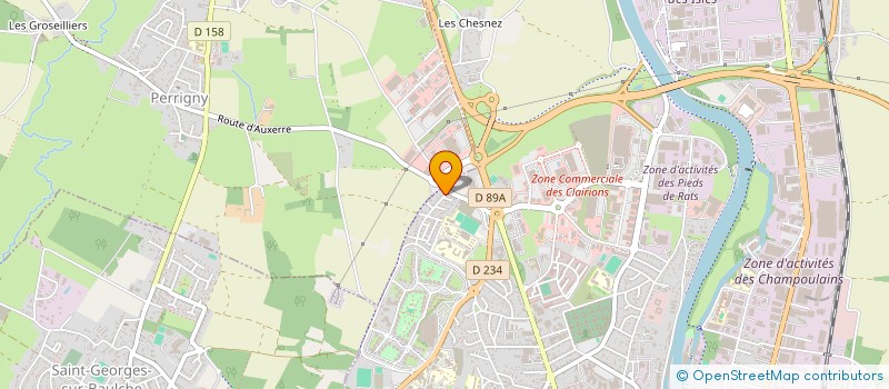 localisation de l'entreprise LEHAHIAH à AUXERRE