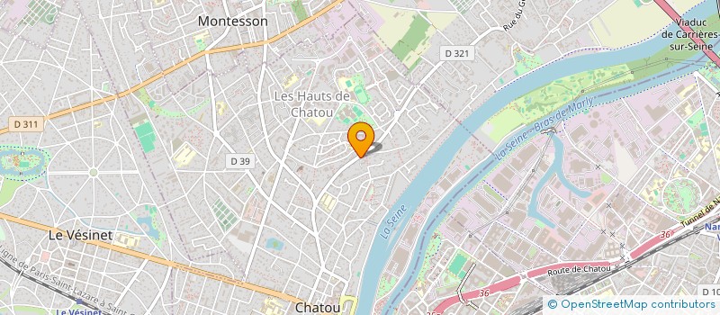 localisation de l'entreprise LEHAIM à CHATOU