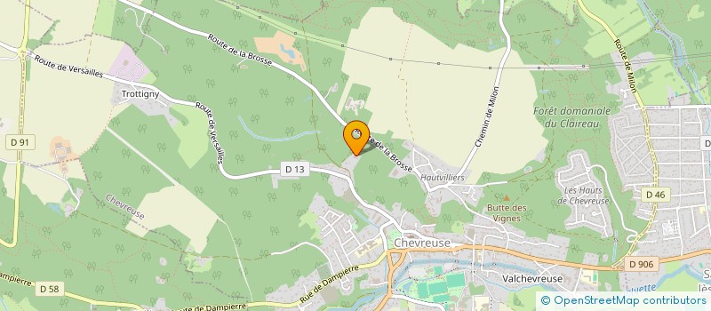 localisation de l'entreprise LEHAN  CHEVREUSE