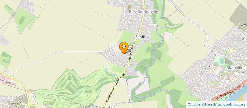 localisation de l'entreprise LEHAUT POTENTIEL à BIEVILLE-BEUVILLE