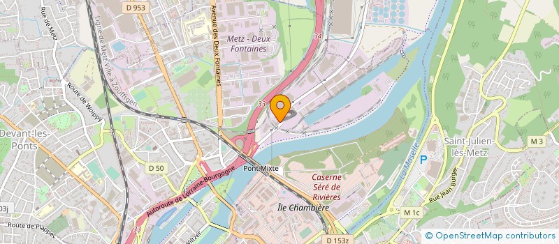 localisation de l'entreprise LEHBON  METZ