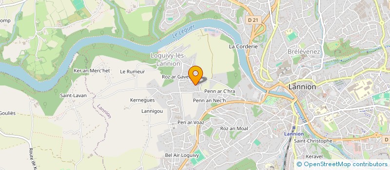 localisation de l'entreprise LEHDEN à LANNION