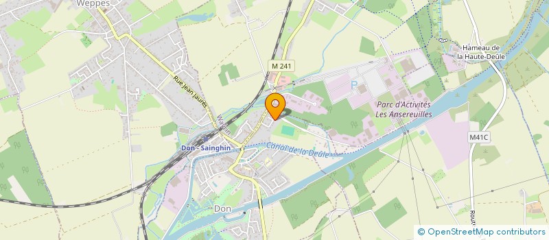localisation de l'entreprise LEHEMBRE à DON