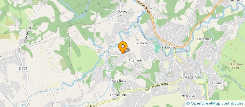 localisation de l'entreprise LEHENBISCAY  ASCAIN