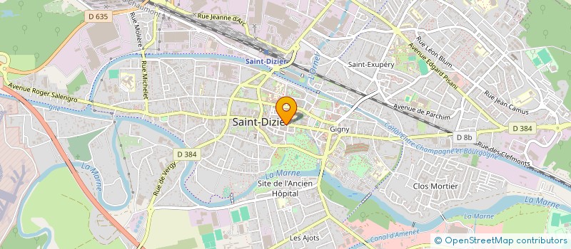 localisation de l'entreprise LEHER IMMO à SAINT-DIZIER