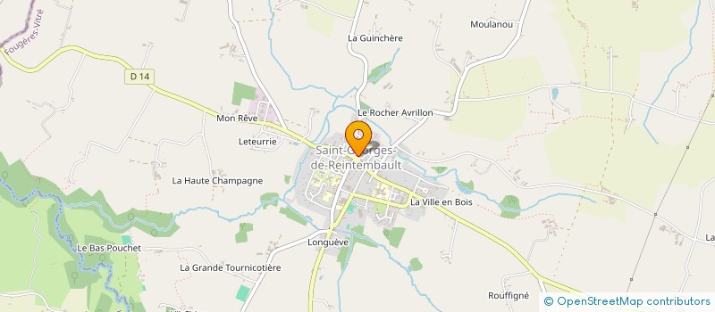localisation de l'entreprise LEHERICEY-LOUBAUD  SAINT-GEORGES-DE-REINTEMBAULT