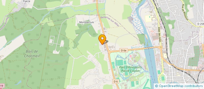 localisation de l'entreprise LEHERICY NEGOCE à BELLERIVE-SUR-ALLIER