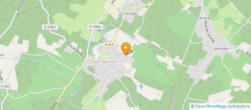 localisation de l'entreprise LEHERRE-GLEIZES  SAINT-MORILLON