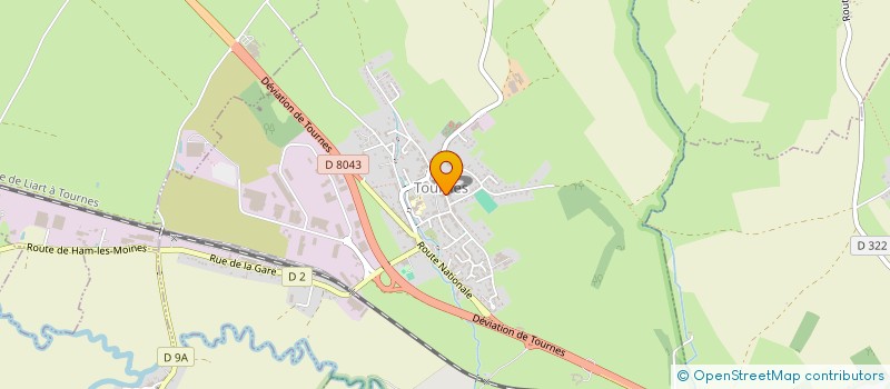 localisation de l'entreprise LEHEUTRE  TOURNES