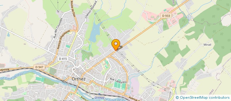 localisation de l'entreprise LEHITTE INGENIERIE  ORTHEZ