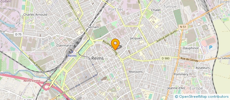 localisation de l'entreprise LEHMANN à REIMS
