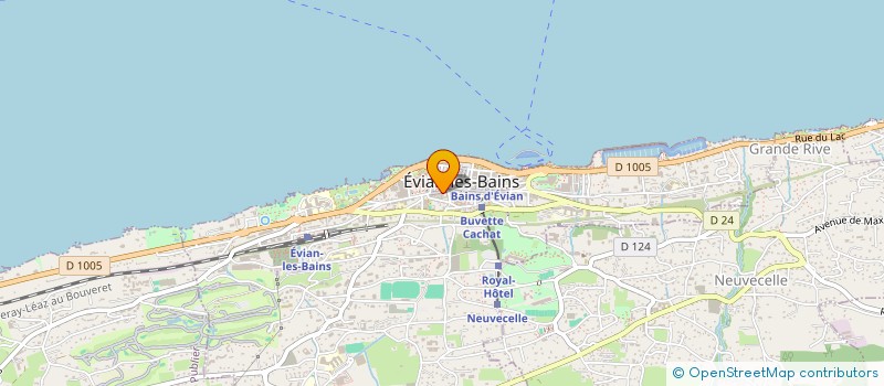 localisation de l'entreprise LEHMANN à EVIAN-LES-BAINS