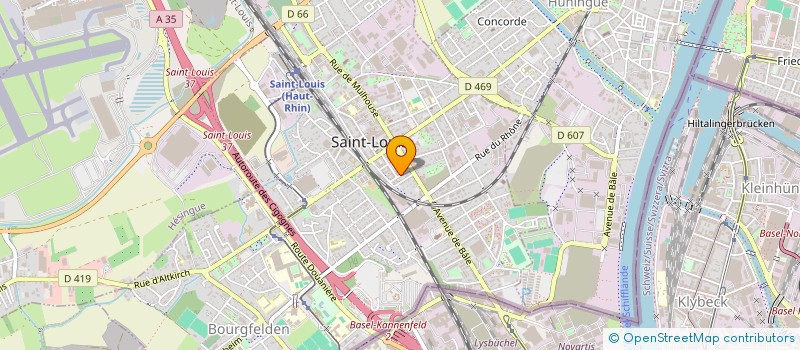 localisation de l'entreprise LEHMANN  SAINT-LOUIS