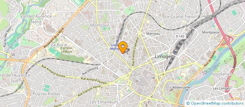 localisation de l'entreprise LEHMANN ET ASSOCIES à LIMOGES