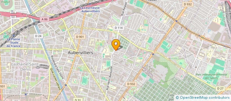 localisation de l'entreprise LEHMANO EXOTIQUE à AUBERVILLIERS