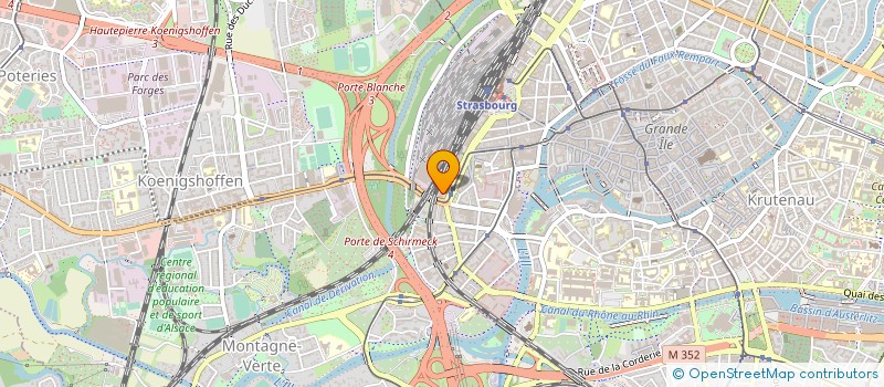 localisation de l'entreprise LEHMBECKER IMMOBILIER à STRASBOURG