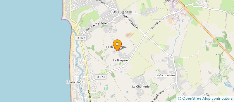 localisation de l'entreprise LEHODEY BOIS ET COMPOSITES à SAINT-PAIR-SUR-MER