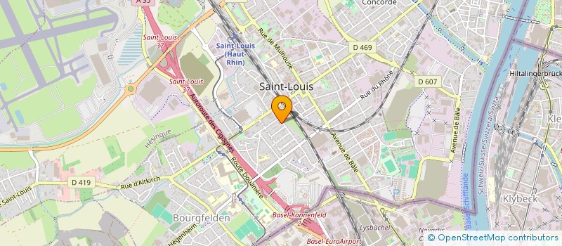 localisation de l'entreprise LEHOME CAPITAL  SAINT-LOUIS