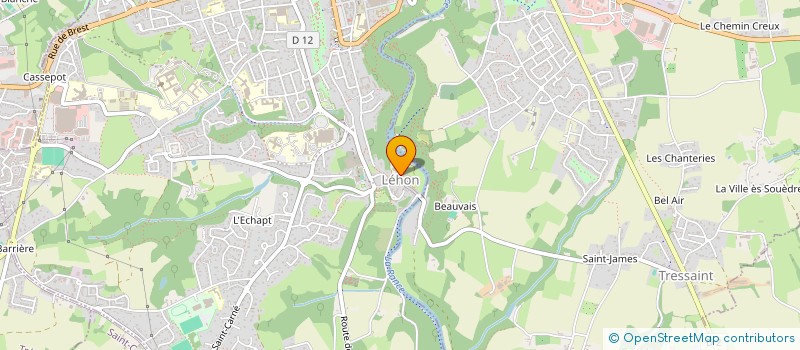 localisation de l'entreprise LEHON ART ET CULTURE à DINAN