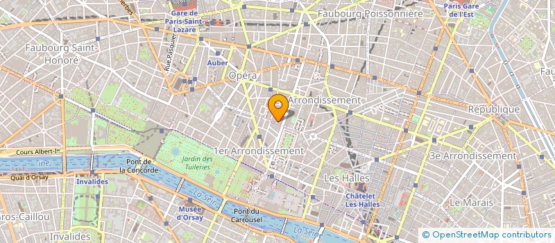 localisation de l'entreprise LEHOUX-PHILY ARCHITECTES  PARIS