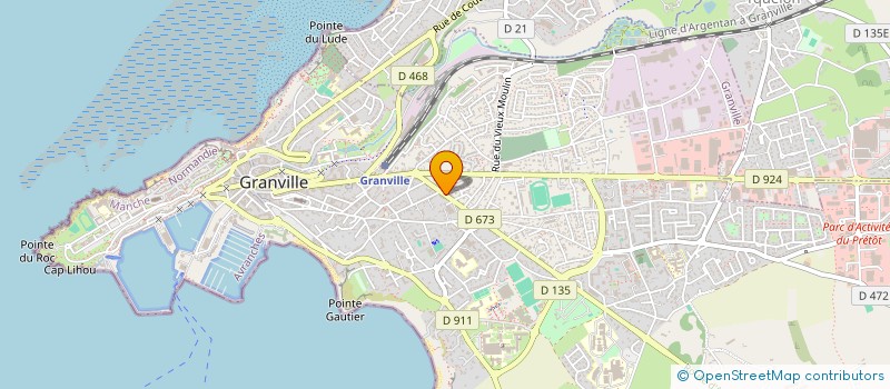 localisation de l'entreprise LEHUCHA  GRANVILLE