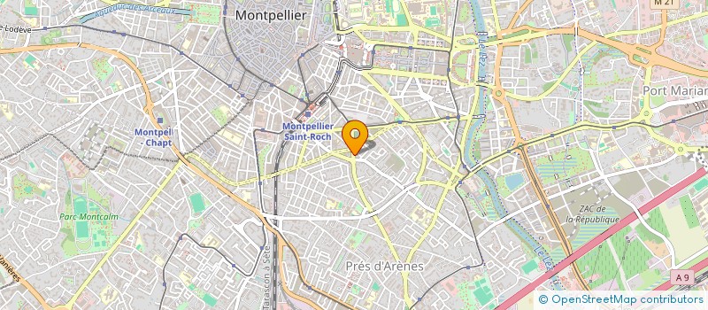 localisation de l'entreprise LEHUCHER BERNARD ET FRANCOISE à MONTPELLIER
