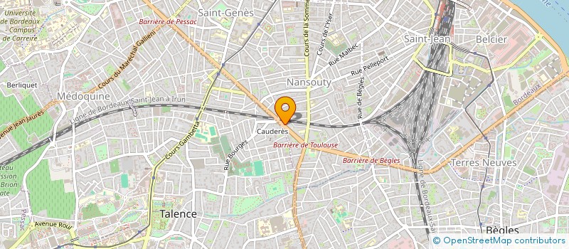 localisation de l'entreprise LEHUNA  BORDEAUX