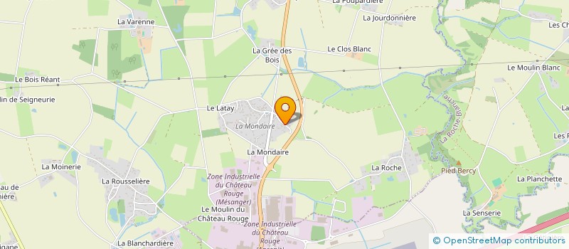 localisation de l'entreprise LEHY METALLERIE  MESANGER