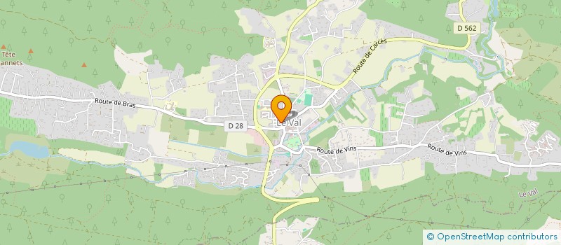 localisation de l'entreprise LEI BLAGUAIRE VALEN  LE VAL