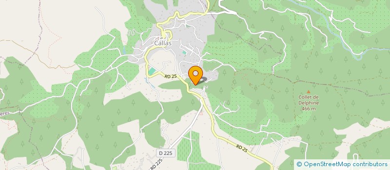 localisation de l'entreprise LEI CAMINAIRE  CALLAS