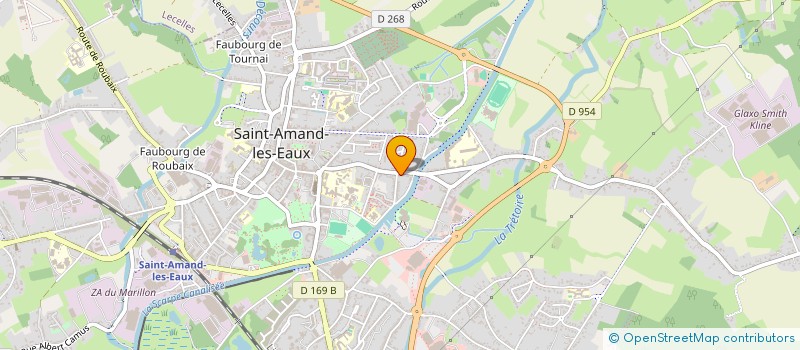 localisation de l'entreprise LEI PANTAI  SAINT-AMAND-LES-EAUX