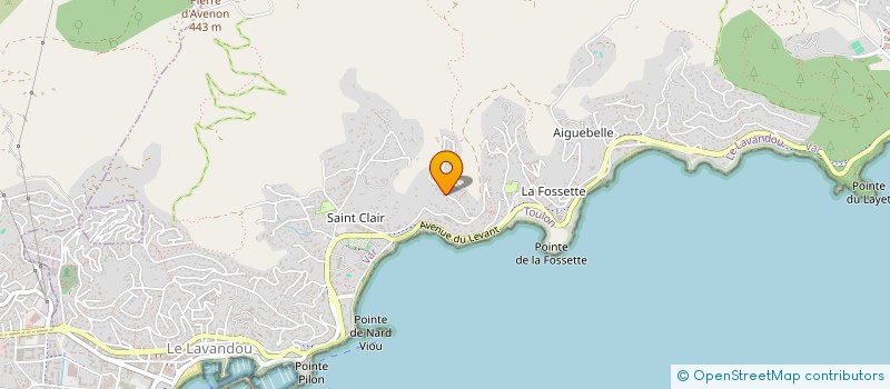 localisation de l'entreprise LEI RIGAU à LE LAVANDOU