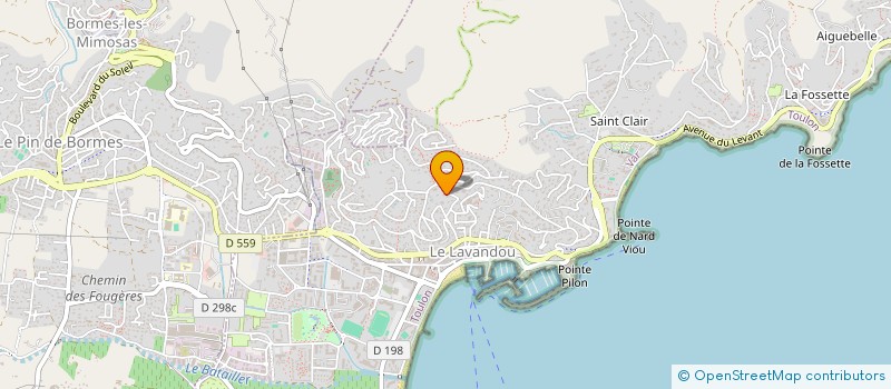 localisation de l'entreprise LEI ROUCAS à LE LAVANDOU